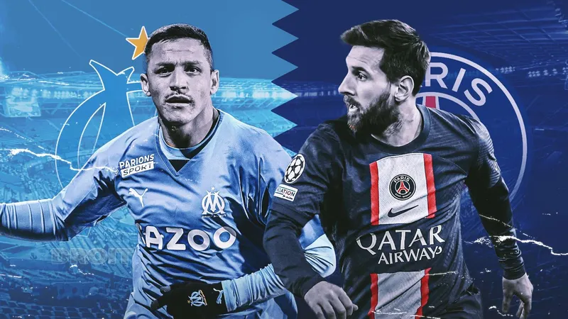 Trận đấu bóng đá giữa PSG và Marseille - "PSG" vs "Marseille"